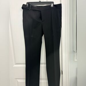 Gently worn black Gucci polyester pants size 46(8)
